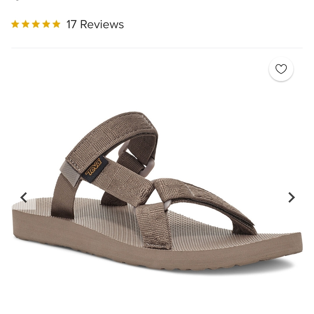 Teva Men's Olive Green Universal Slide Sandals Size US 8